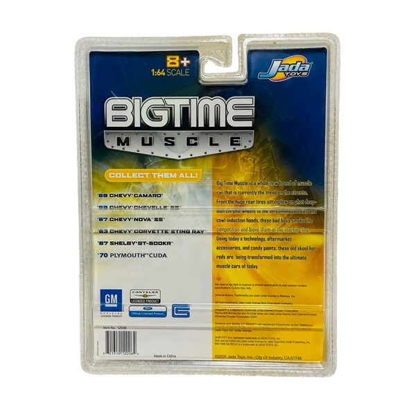 Dub City Big Muscle 69 Chevy Camaro Jada Toys - Picture 4 of 8